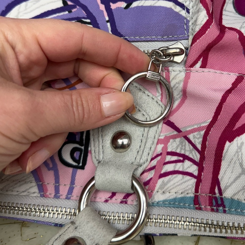 Coach Multicolor Poppy Tote Bag - Picture 11 of 14